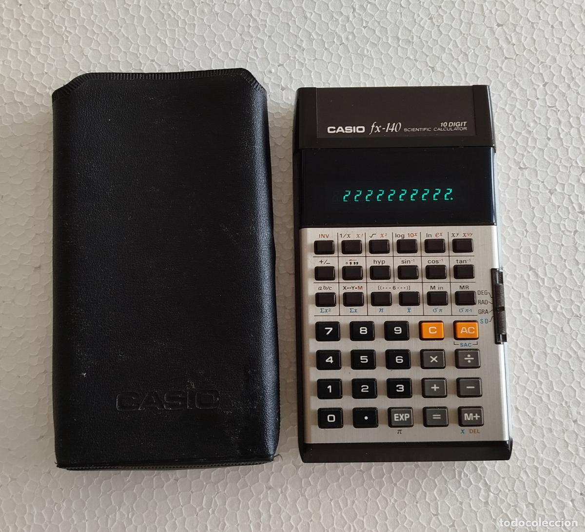 Antig&uuml;edades: CALCULADORA CIENTIFICA CASIO FX-140 FX140 - FUNCIONA - Foto 1