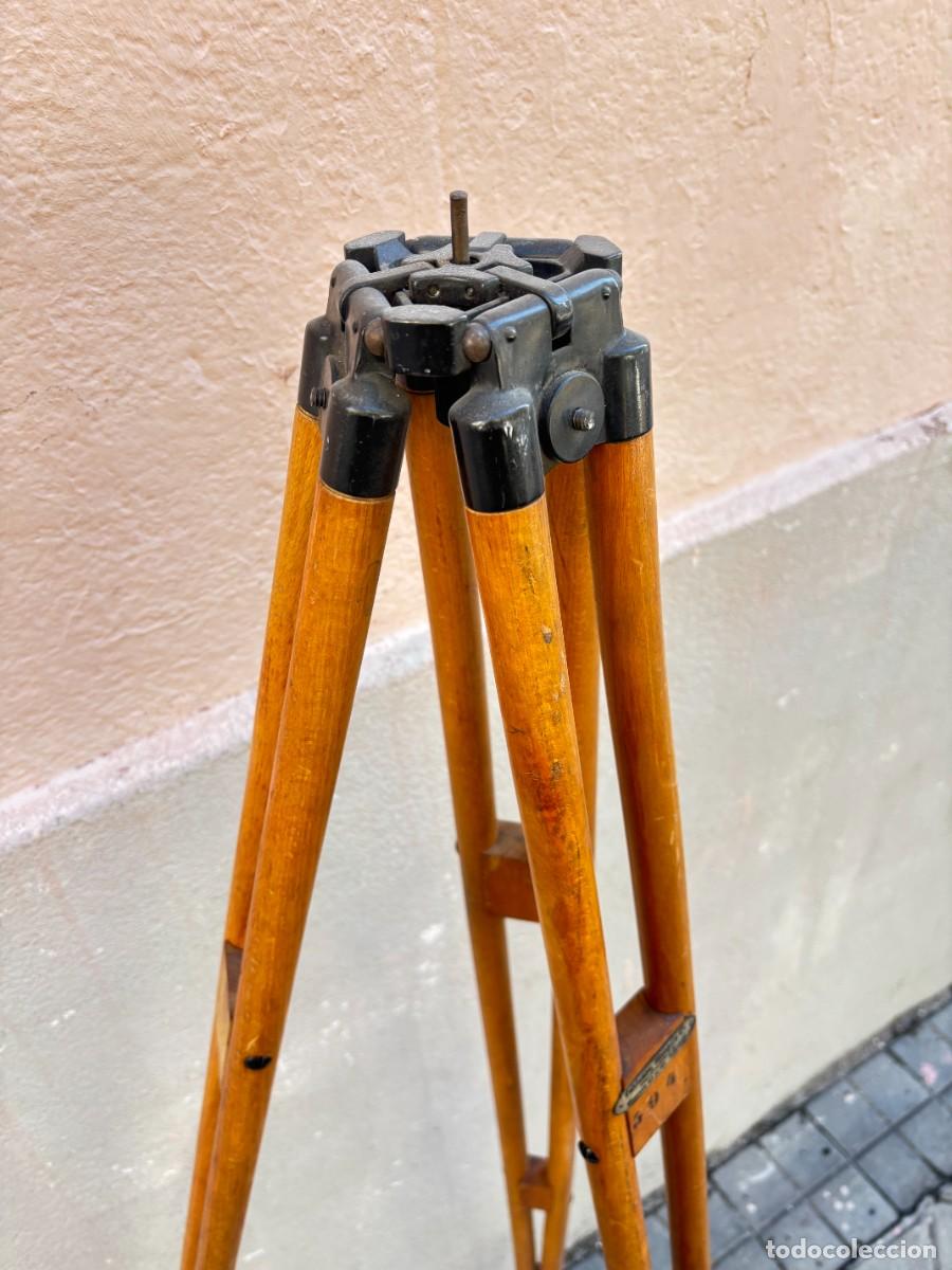 Antig&uuml;edades: TRIPODE DE MADERA PLACA DE CASTA&Ntilde;ON MONGE Y Ca - Foto 8