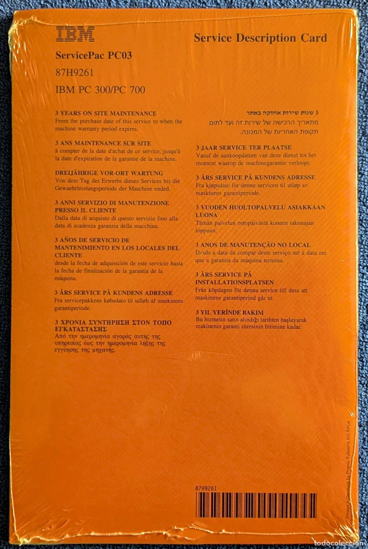 Antig&uuml;edades: IBM - ServicePac PC03 &iexcl;Precintado! - Foto 2