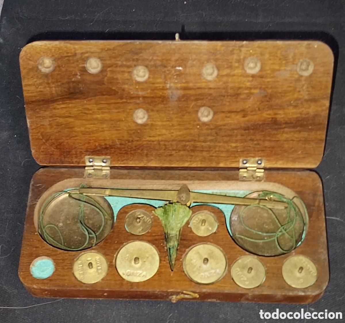 Antig&uuml;edades: Balanza para pesar monedas ponderal - Foto 1