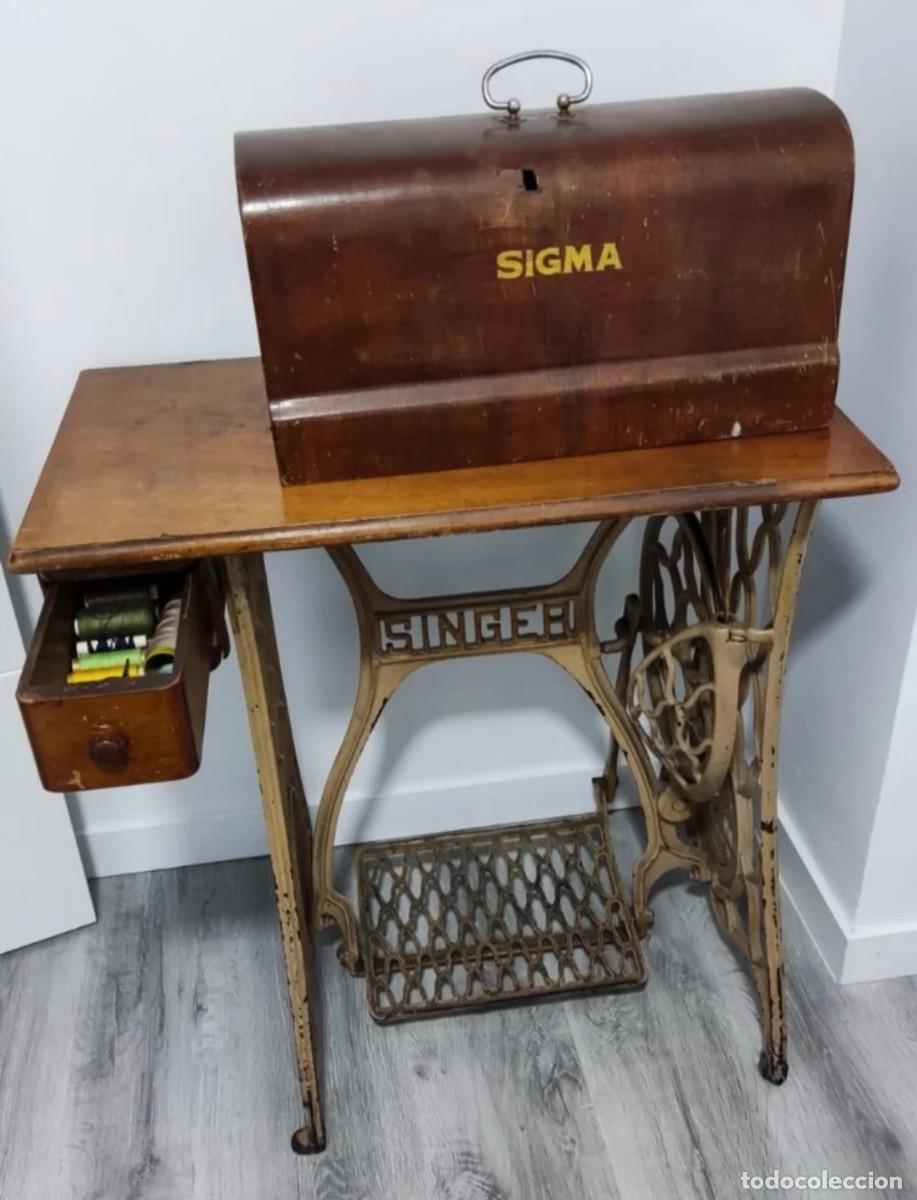 Antig&uuml;edades: Maquina de coser Singer - Foto 2