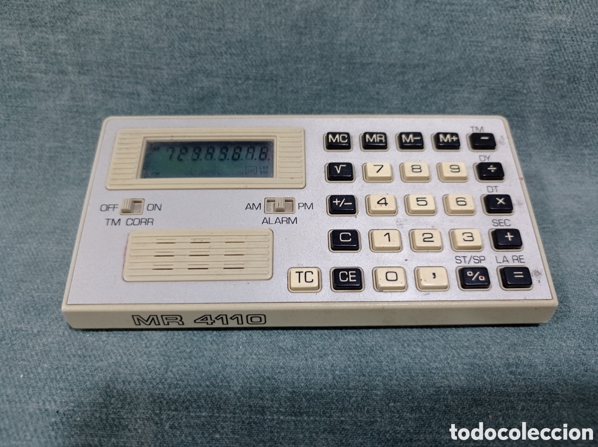 Antig&uuml;edades: ANTIGUA CALCULADORA MR 4110 - Foto 1