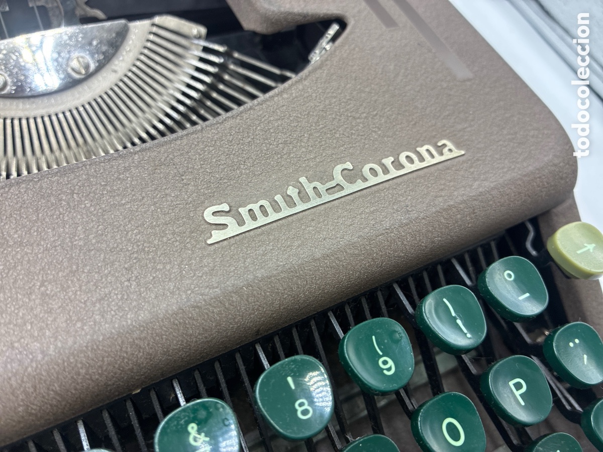 Antig&uuml;edades: M&aacute;quina de Escribir Smith Corona. - Foto 4