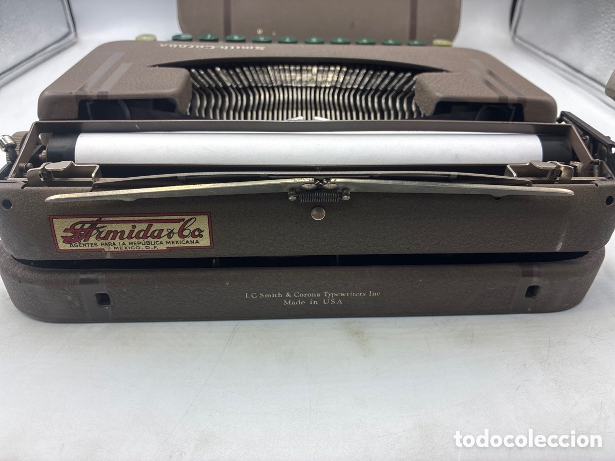 Antig&uuml;edades: M&aacute;quina de Escribir Smith Corona. - Foto 6