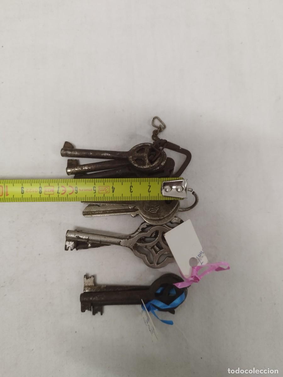 Antig&uuml;edades: Lote de 11 antiguas llaves - Foto 12