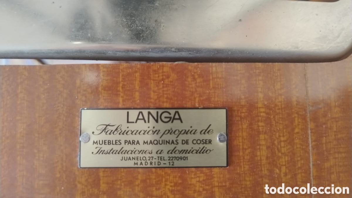 Antig&uuml;edades: Maquinas de coser antiguas Sigma y Alfa - Foto 8