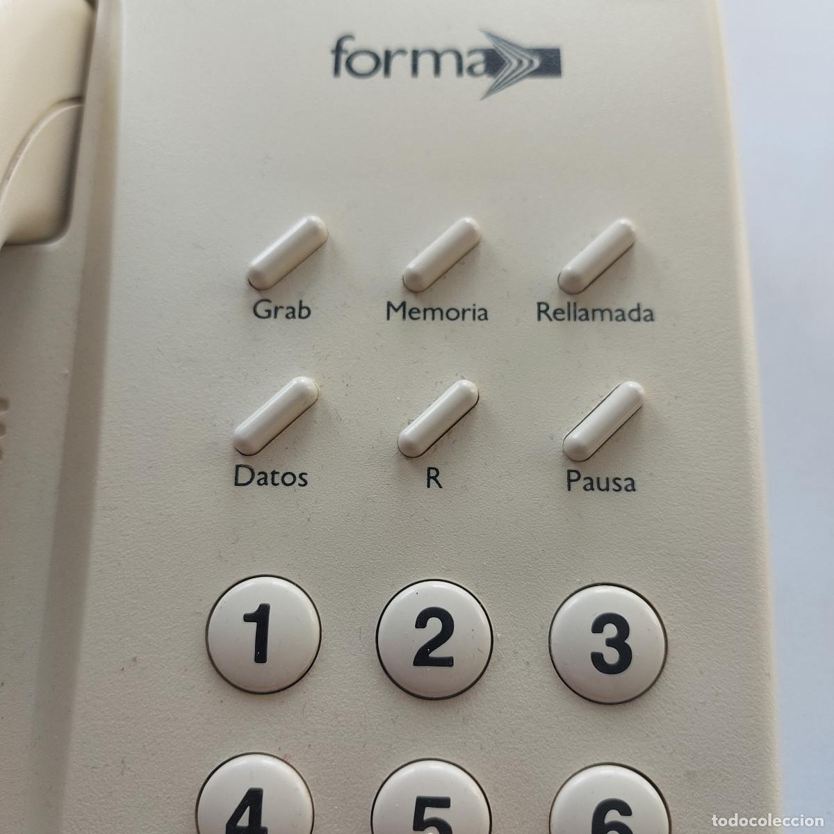 Tel&eacute;fonos: TELEFONO FORMA DE TECLAS MARFIL - Foto 2