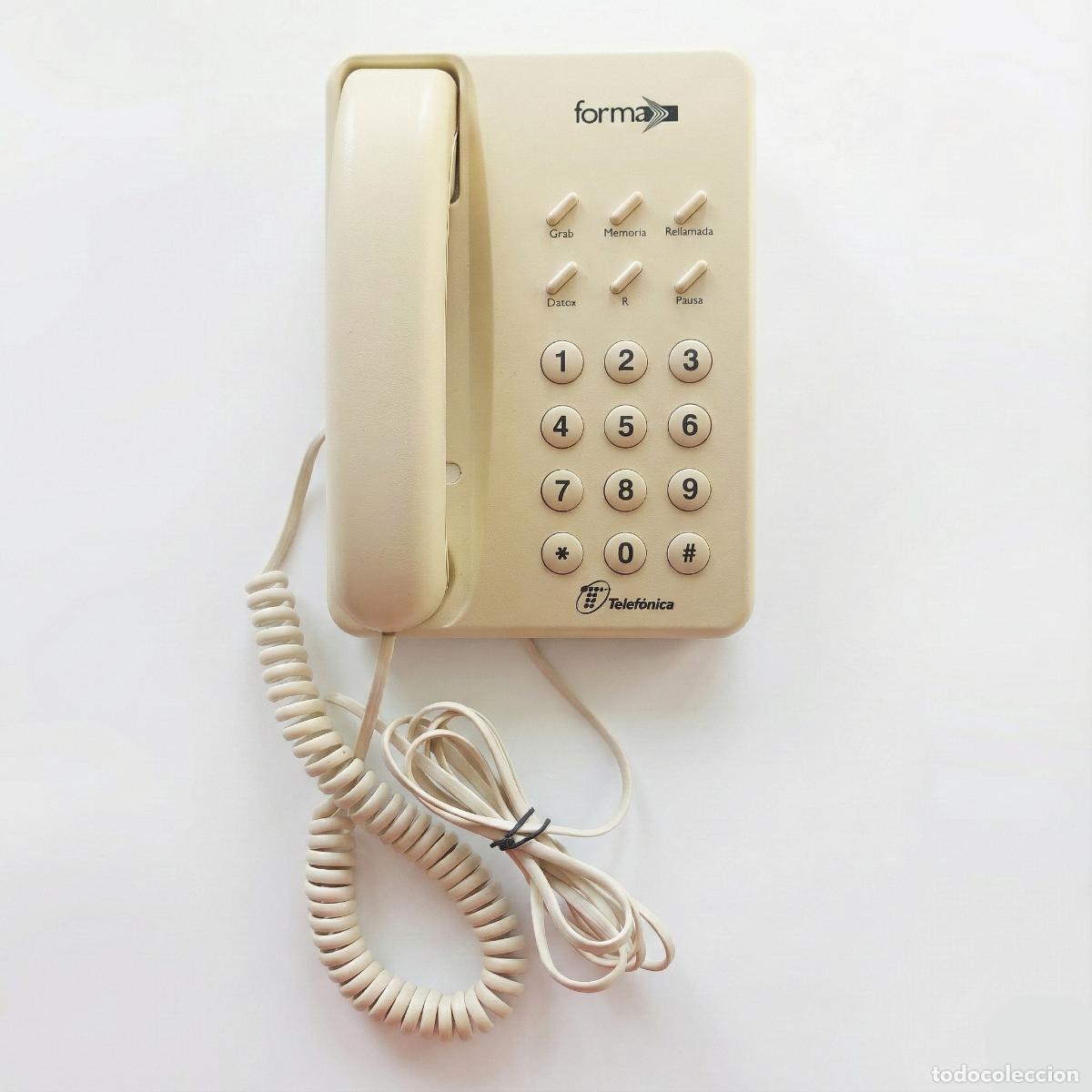 Tel&eacute;fonos: TELEFONO FORMA DE TECLAS MARFIL - Foto 1