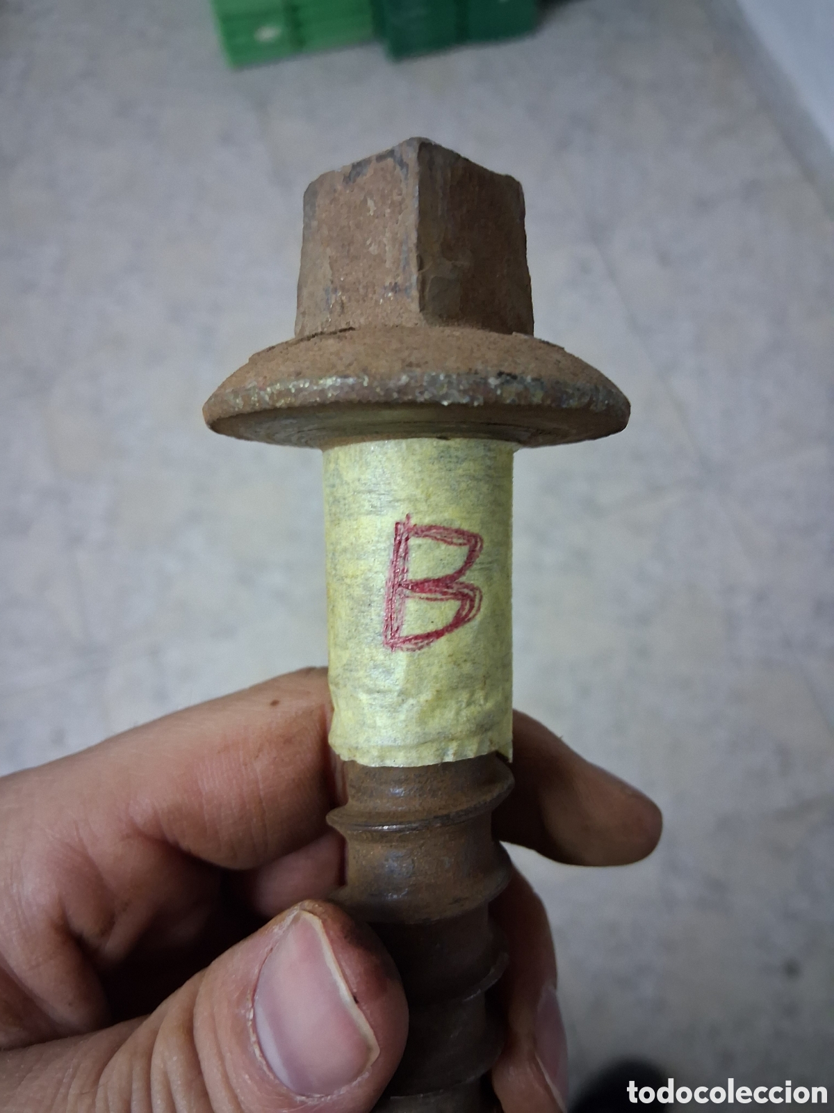 Antig&uuml;edades: Tornillo del a&ntilde;o 89 L 1989? tren ferrocarril RN - Foto 4