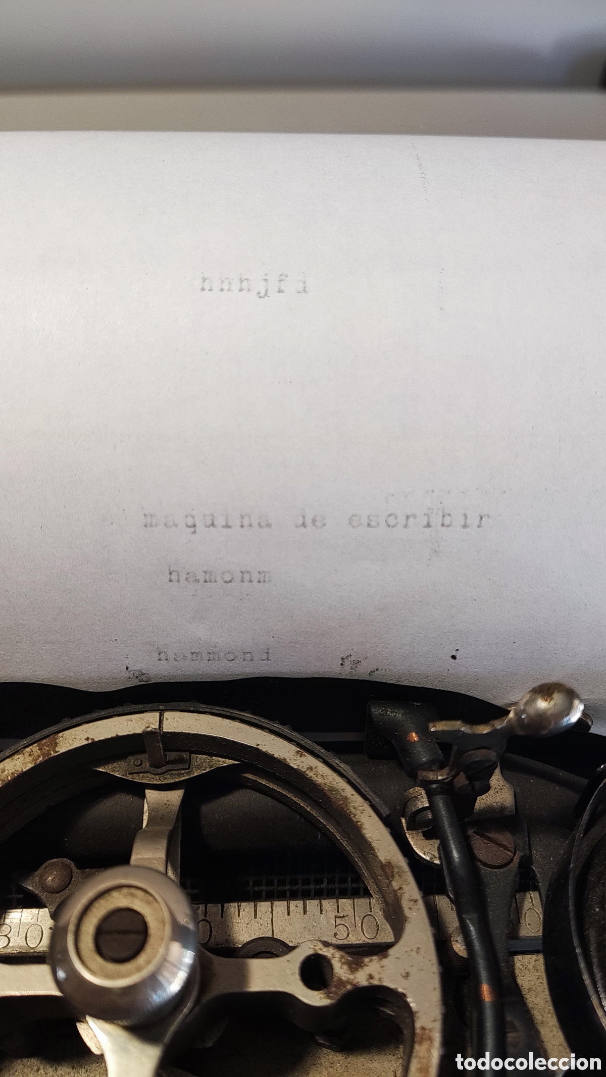 Antig&uuml;edades: Maquina de escribir HAMMOND Multiplex - Foto 6