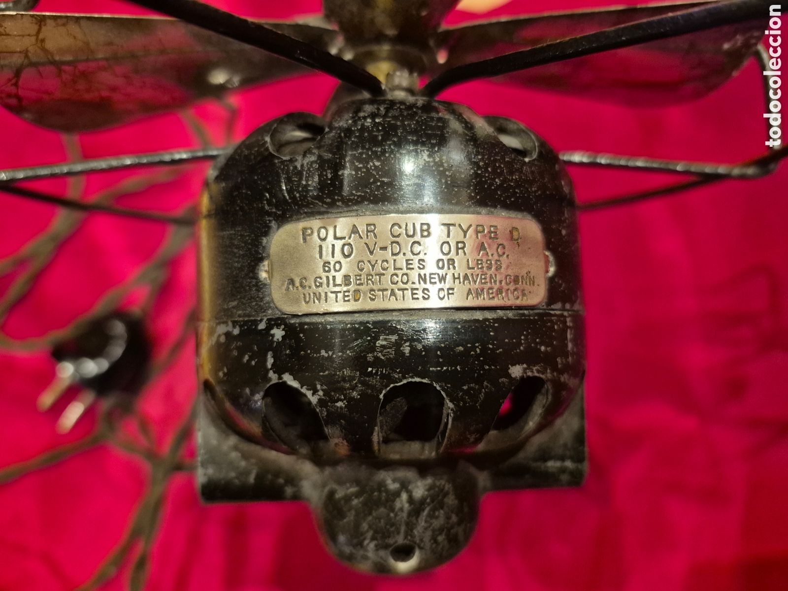 Antig&uuml;edades: Ventilador antiguo Polar Cub - Foto 3