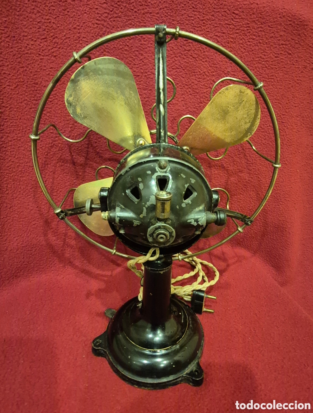 Antig&uuml;edades: Ventilador antiguo marca Marelli - Foto 3
