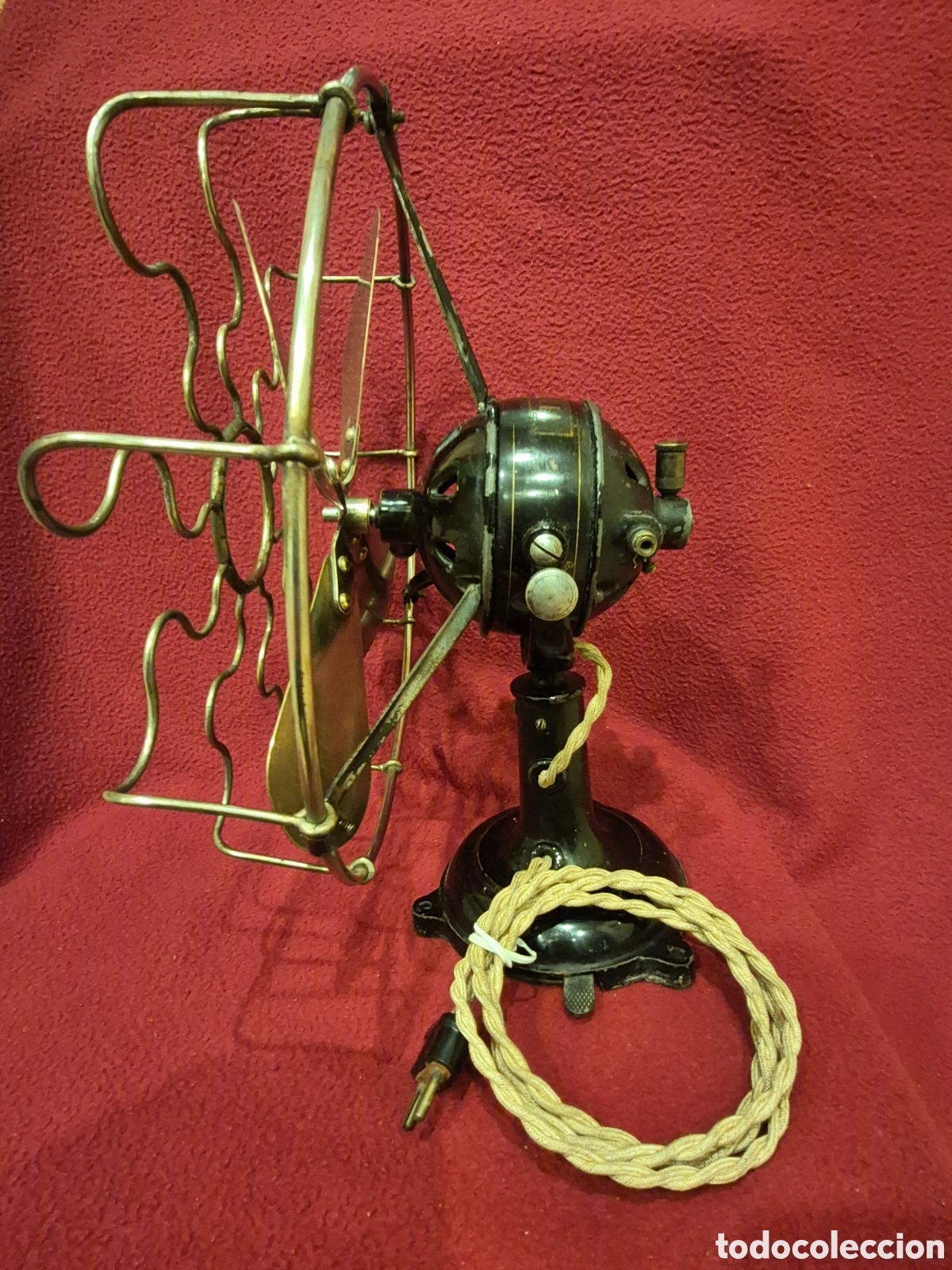 Antig&uuml;edades: Ventilador antiguo marca Marelli - Foto 5