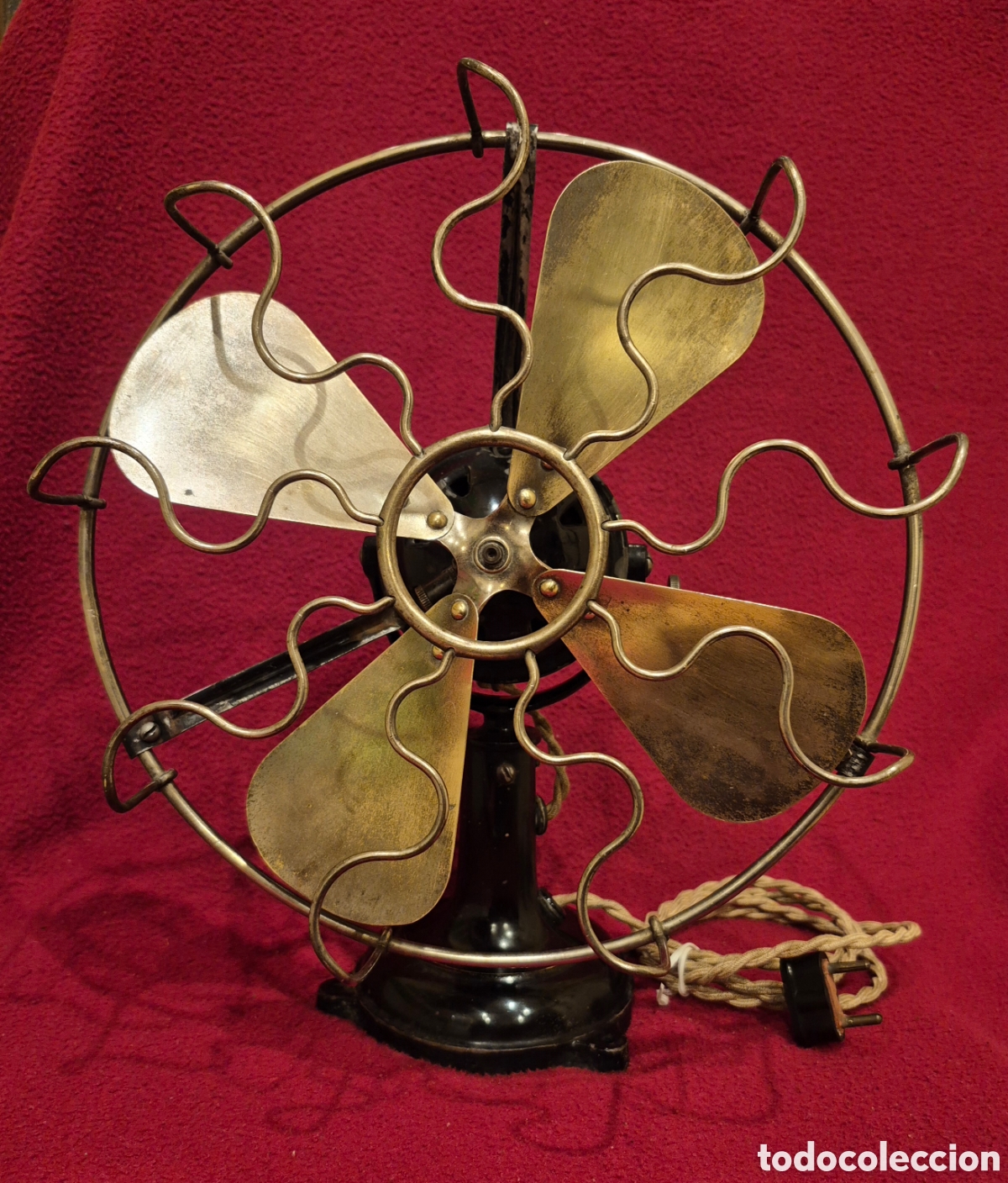 Antig&uuml;edades: Ventilador antiguo marca Marelli - Foto 1