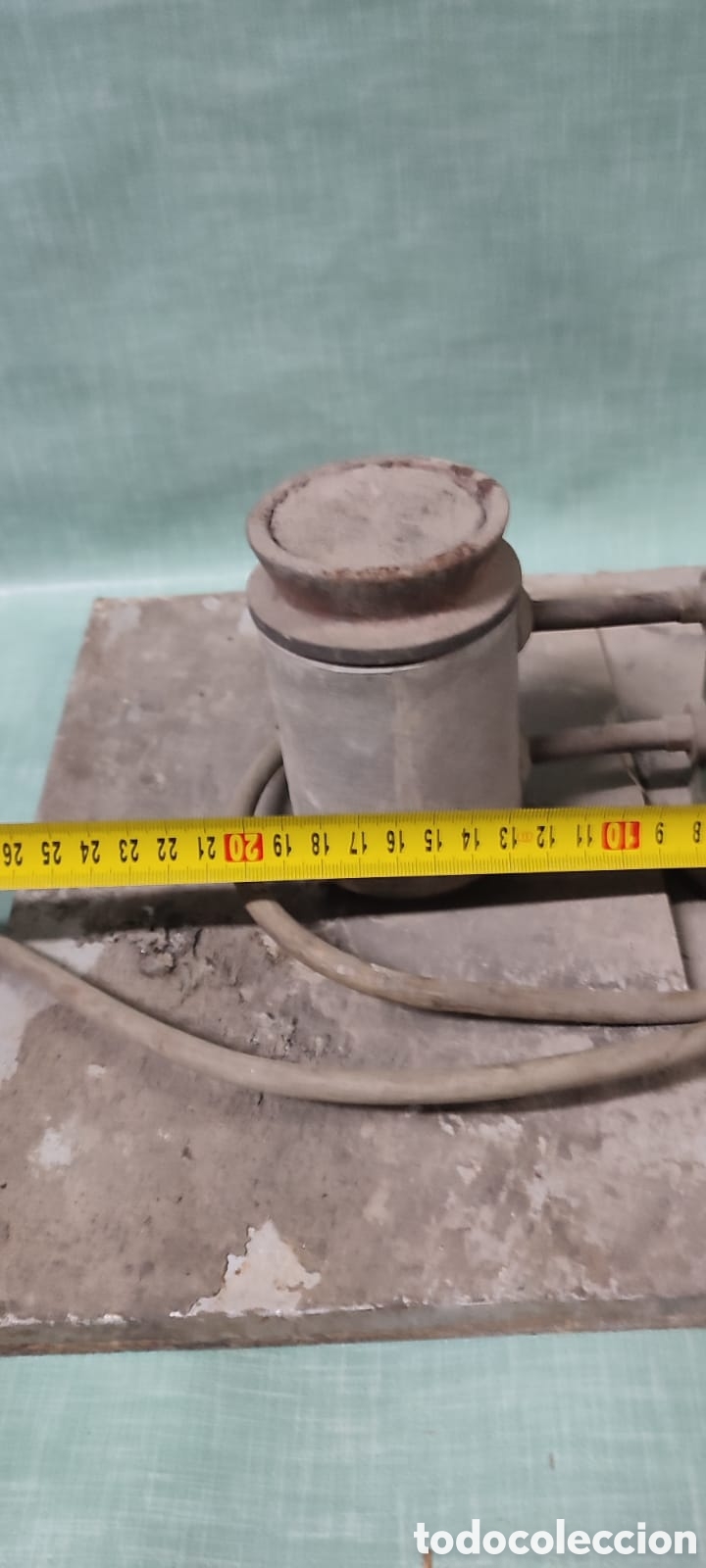 Antig&uuml;edades: Antiguo crisol fundidor para colada de esta&ntilde;o. Funcionando. - Foto 6