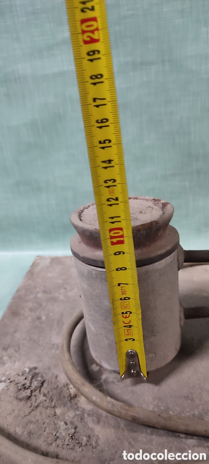 Antig&uuml;edades: Antiguo crisol fundidor para colada de esta&ntilde;o. Funcionando. - Foto 8
