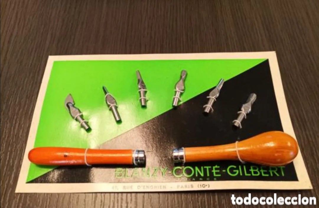 Antig&uuml;edades: Antiguas Gubias BLANZY-CONT&Eacute;-GILBERT - Foto 4