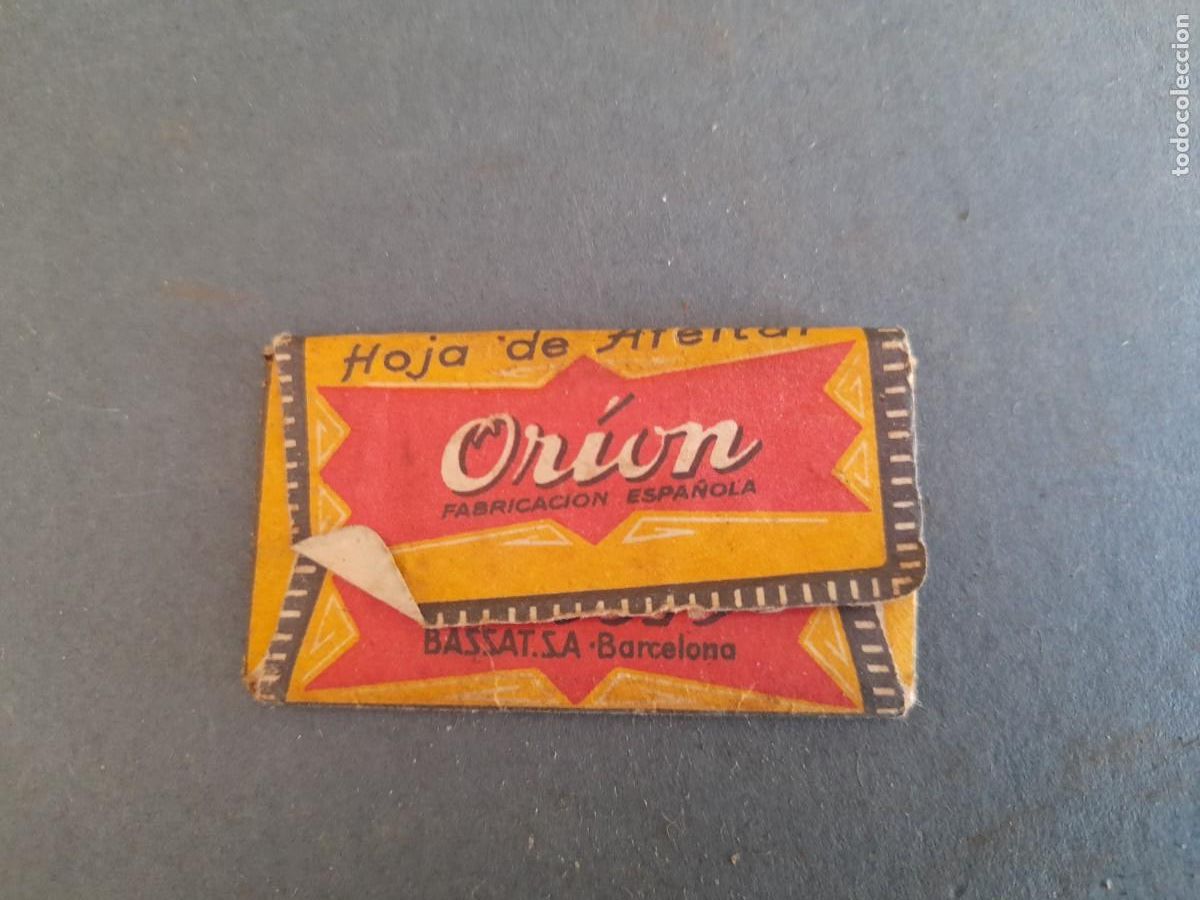 Antig&uuml;edades: hoja de afeitar orion extra fina - Foto 2