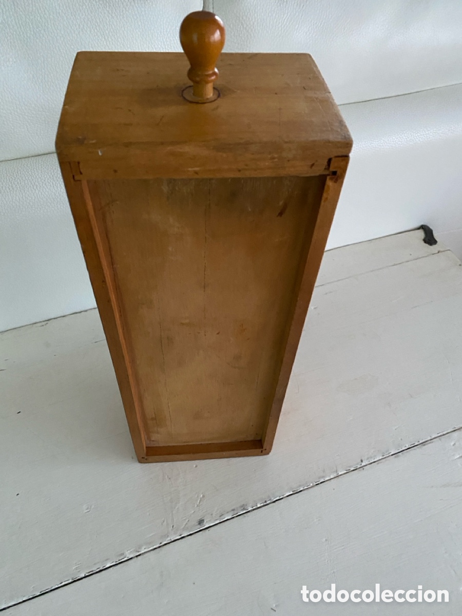 Antig&uuml;edades: Caj&oacute;n de madera, de m&aacute;quina de coser - Foto 9