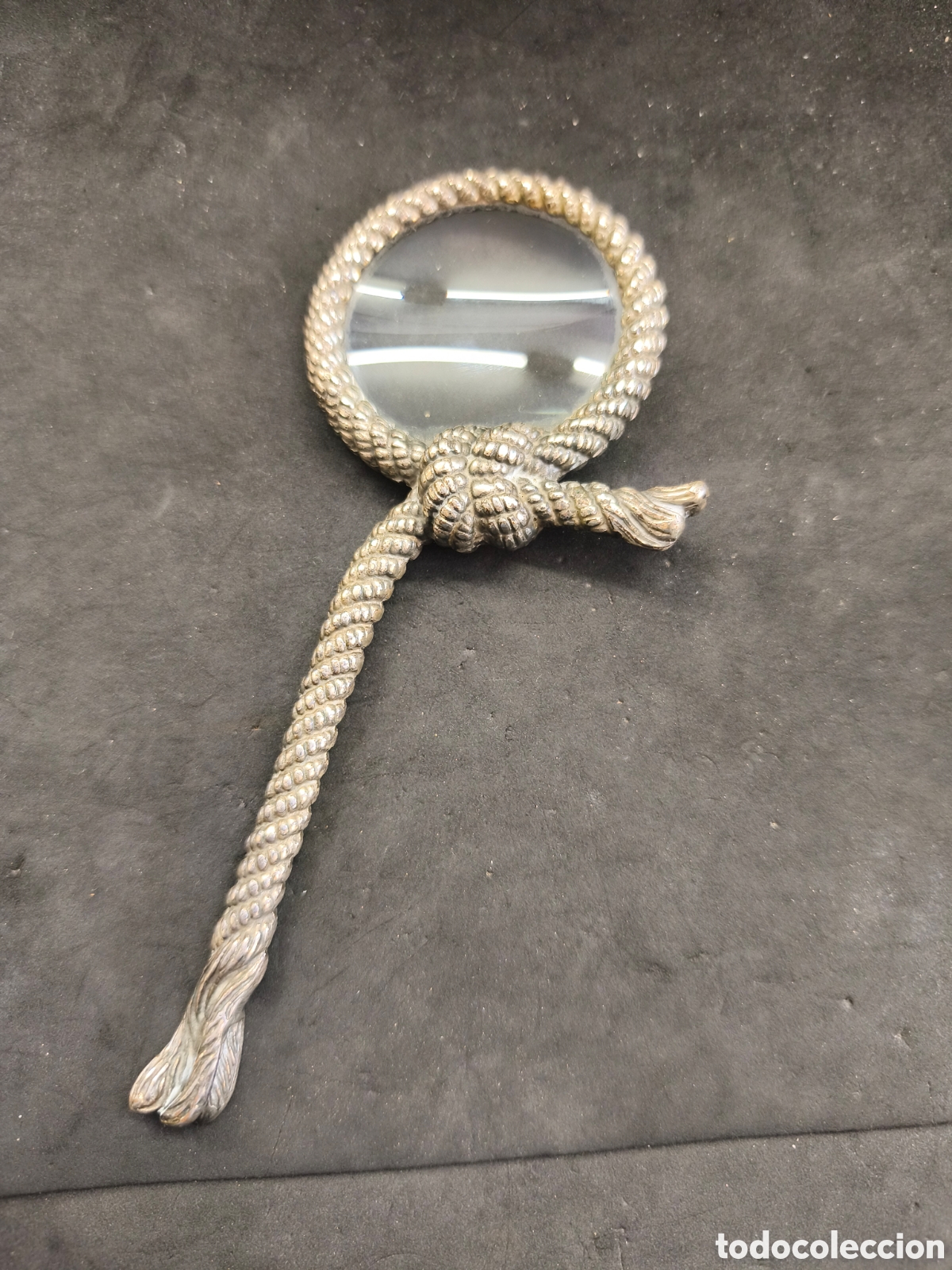 Antig&uuml;edades: Lupa en forma de nudo 18,5cm - Foto 3