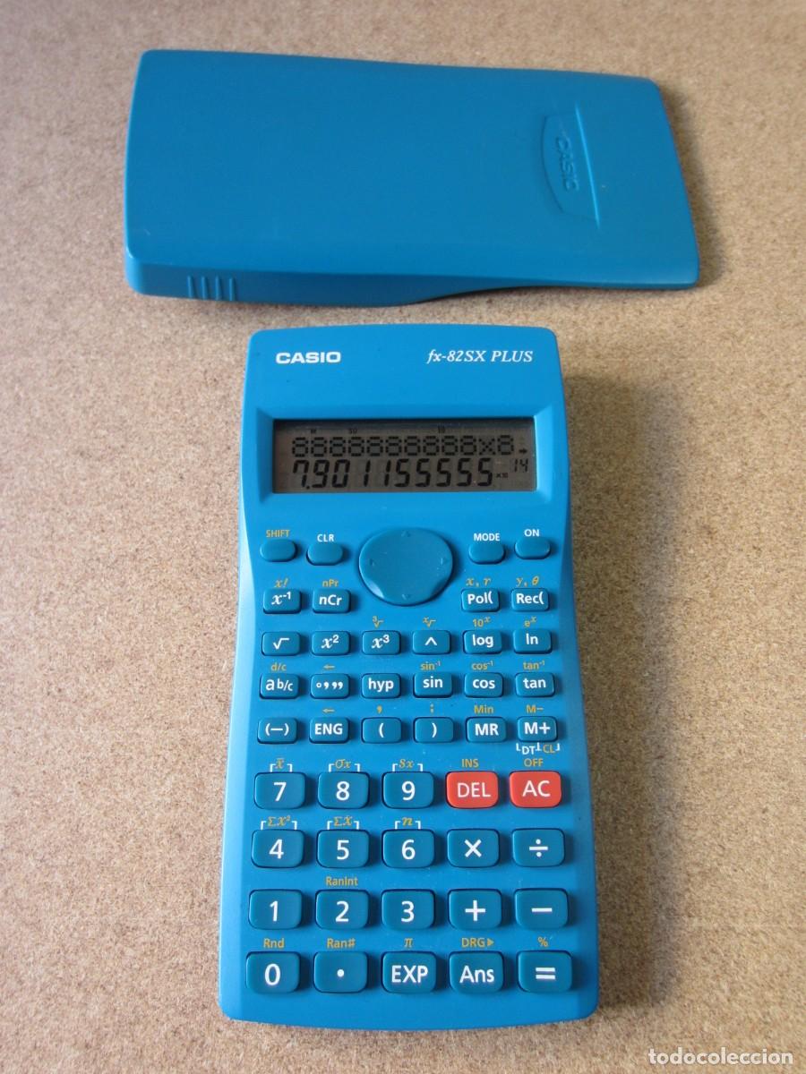 Antig&uuml;edades: Calculadora Casio FX-82SX Plus Color Azul - Foto 1