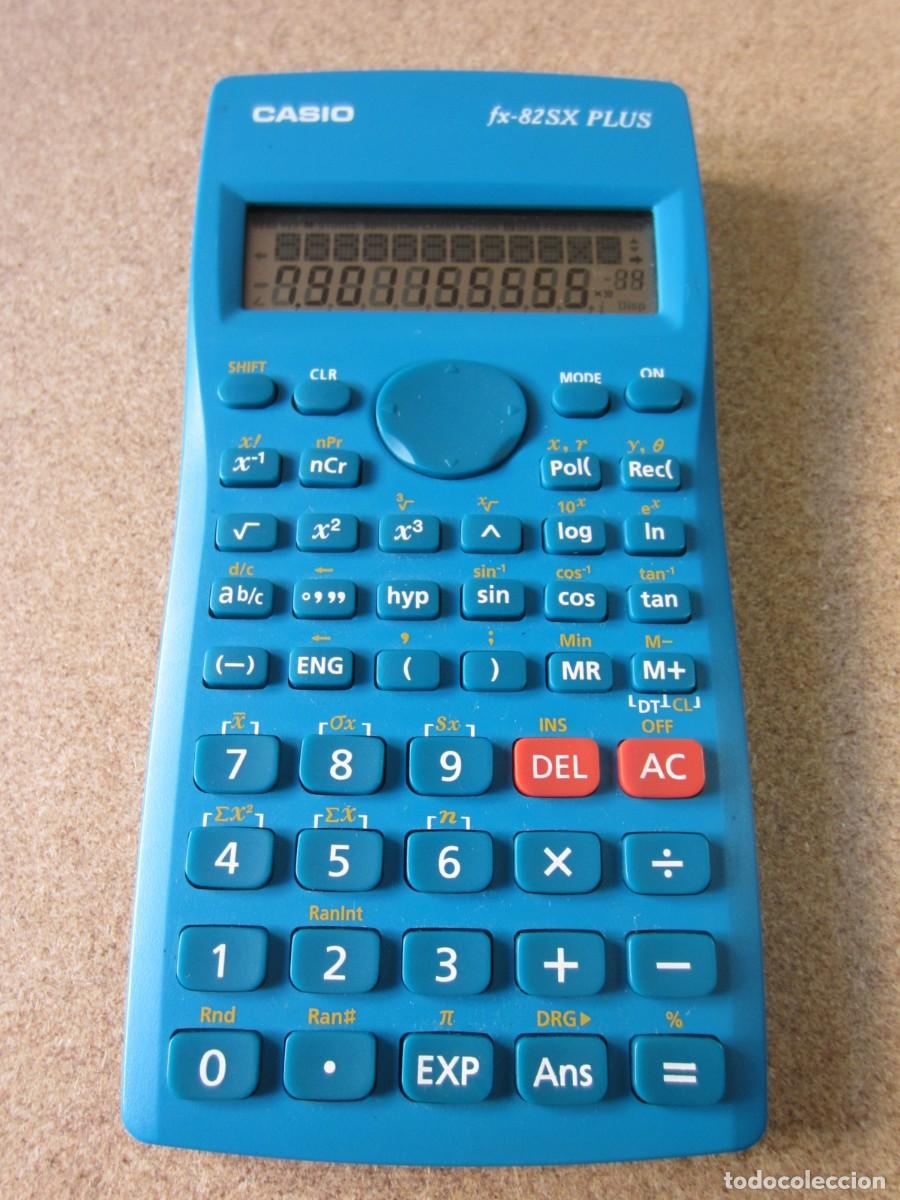 Antig&uuml;edades: Calculadora Casio FX-82SX Plus Color Azul - Foto 2