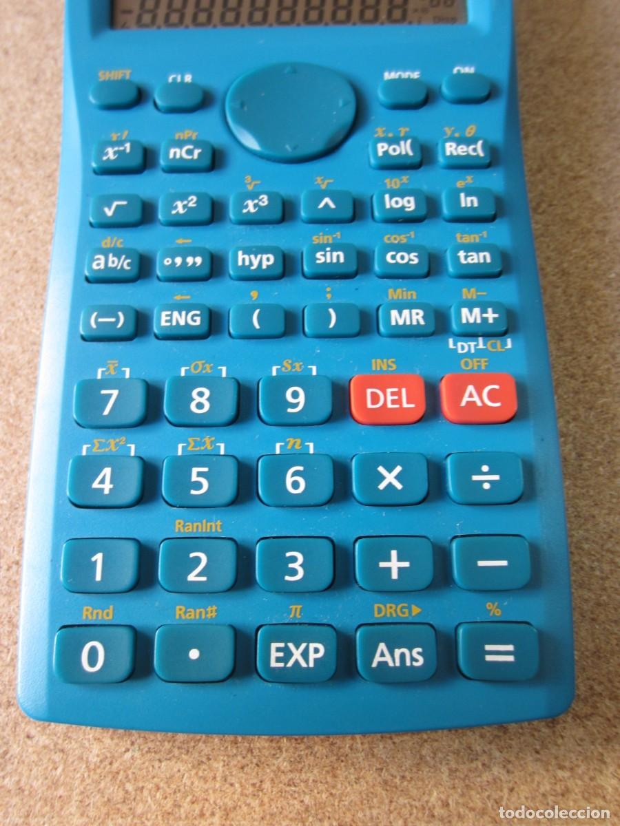 Antig&uuml;edades: Calculadora Casio FX-82SX Plus Color Azul - Foto 4