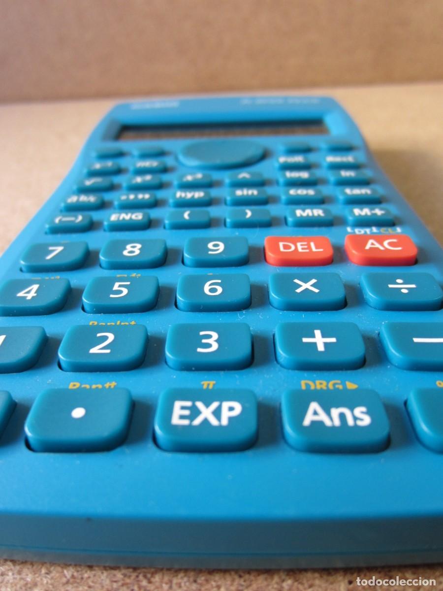 Antig&uuml;edades: Calculadora Casio FX-82SX Plus Color Azul - Foto 5