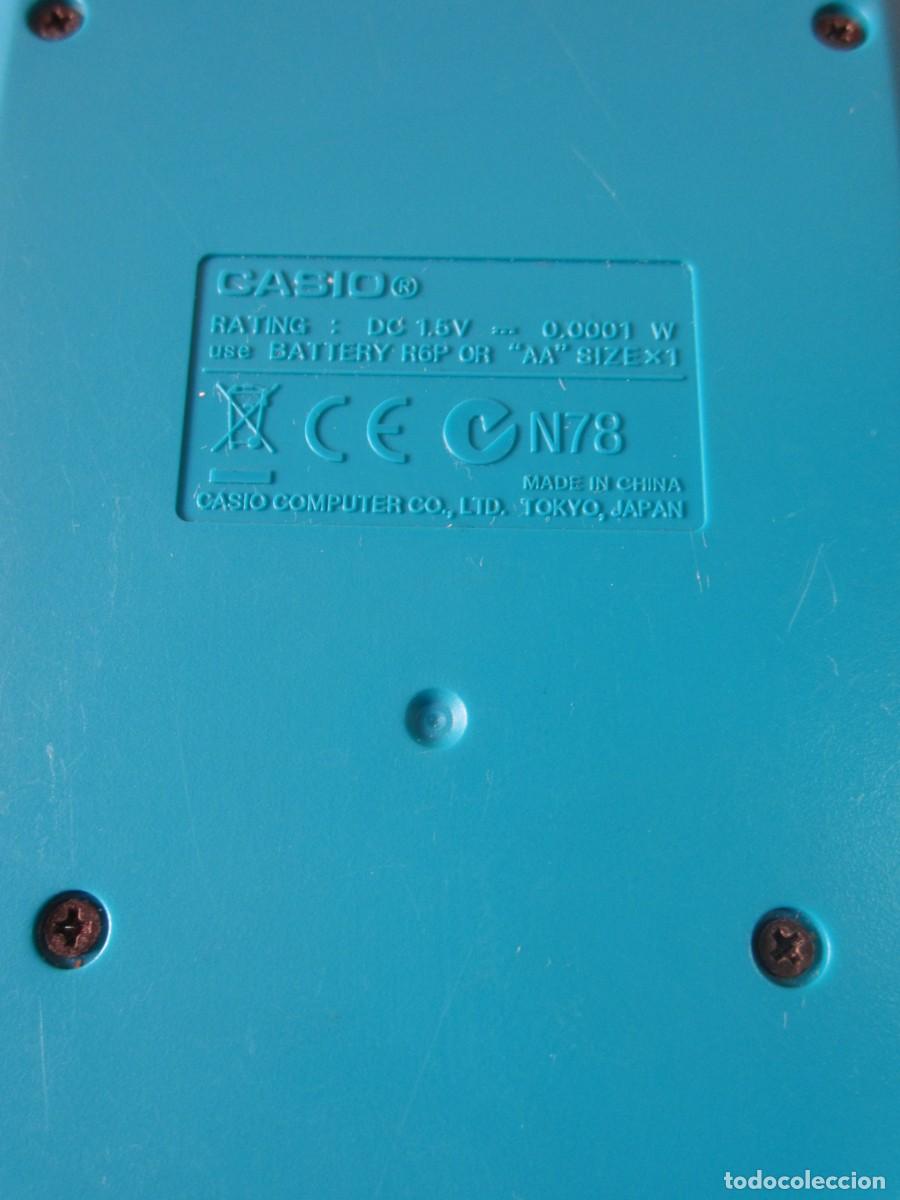 Antig&uuml;edades: Calculadora Casio FX-82SX Plus Color Azul - Foto 10