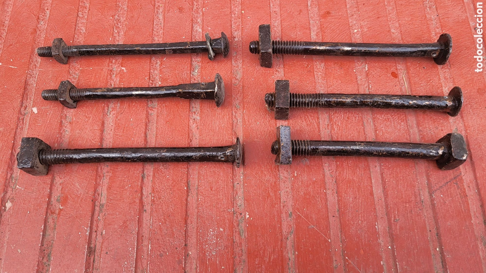 Antig&uuml;edades: Lote tornillos antiguos - Foto 2