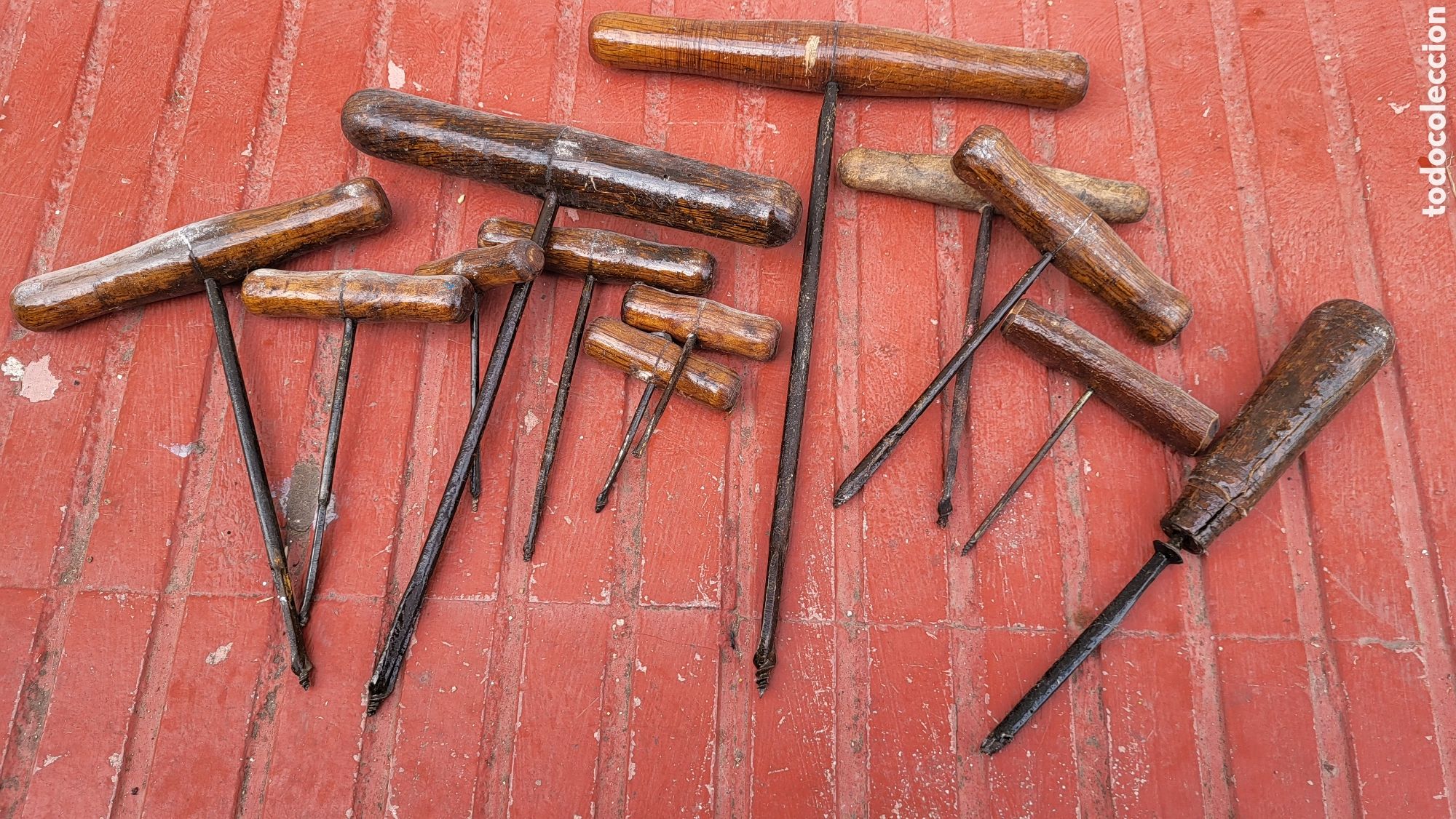 Antig&uuml;edades: Lote antiguas Bare&ntilde;as Carpinter&iacute;a - Foto 2