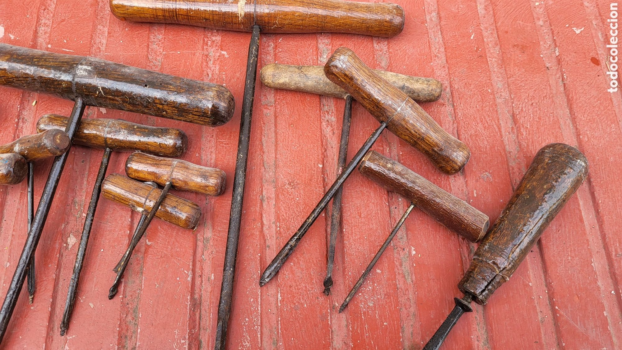 Antig&uuml;edades: Lote antiguas Bare&ntilde;as Carpinter&iacute;a - Foto 3