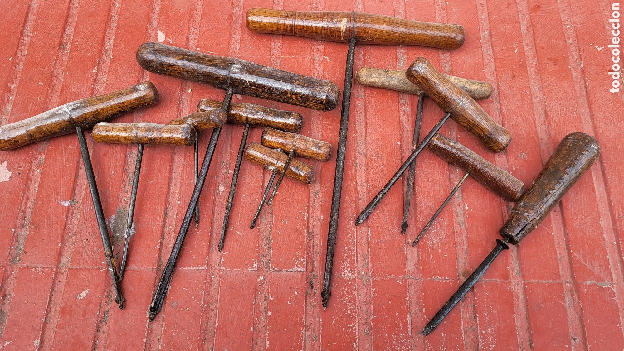 Antig&uuml;edades: Lote antiguas Bare&ntilde;as Carpinter&iacute;a - Foto 1