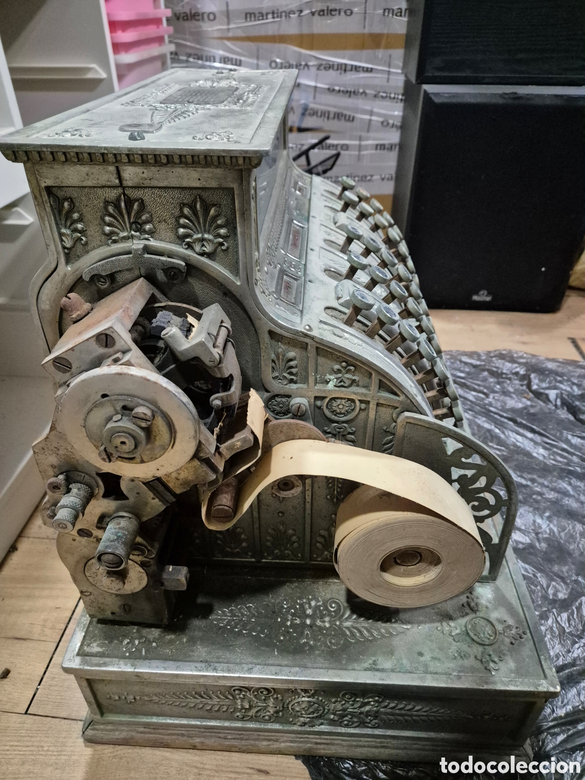 Antig&uuml;edades: Caja registradora National - Foto 3