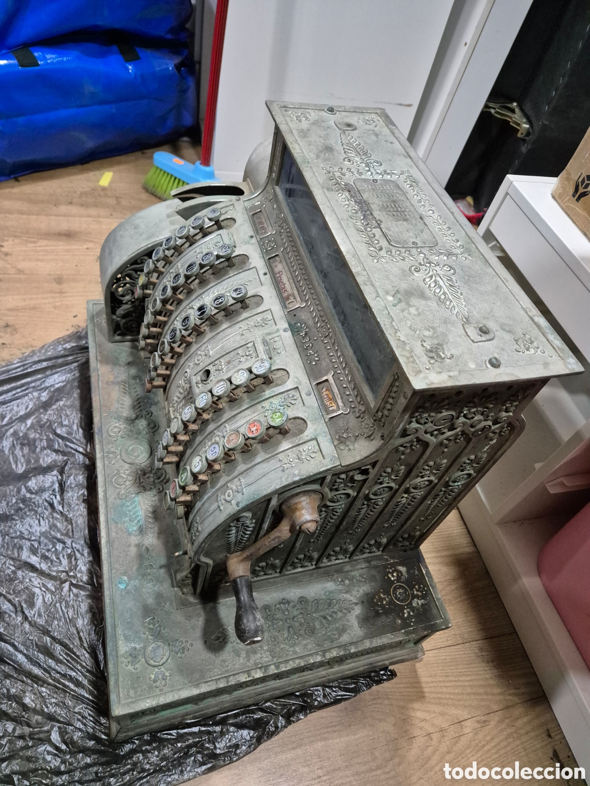 Antig&uuml;edades: Caja registradora National - Foto 5