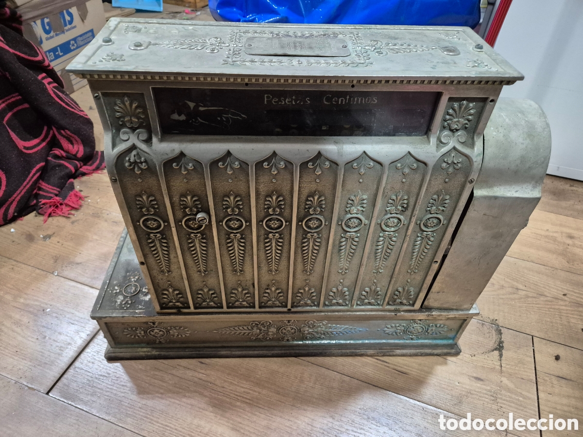 Antig&uuml;edades: Caja registradora National - Foto 7