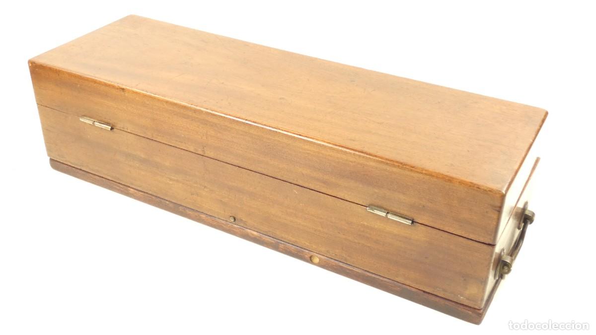 Antig&uuml;edades: ARITMOMETRO BUNZEL DELTON A&Ntilde;O 1909 Calculadora Adding Machine Arithmometer - Foto 13