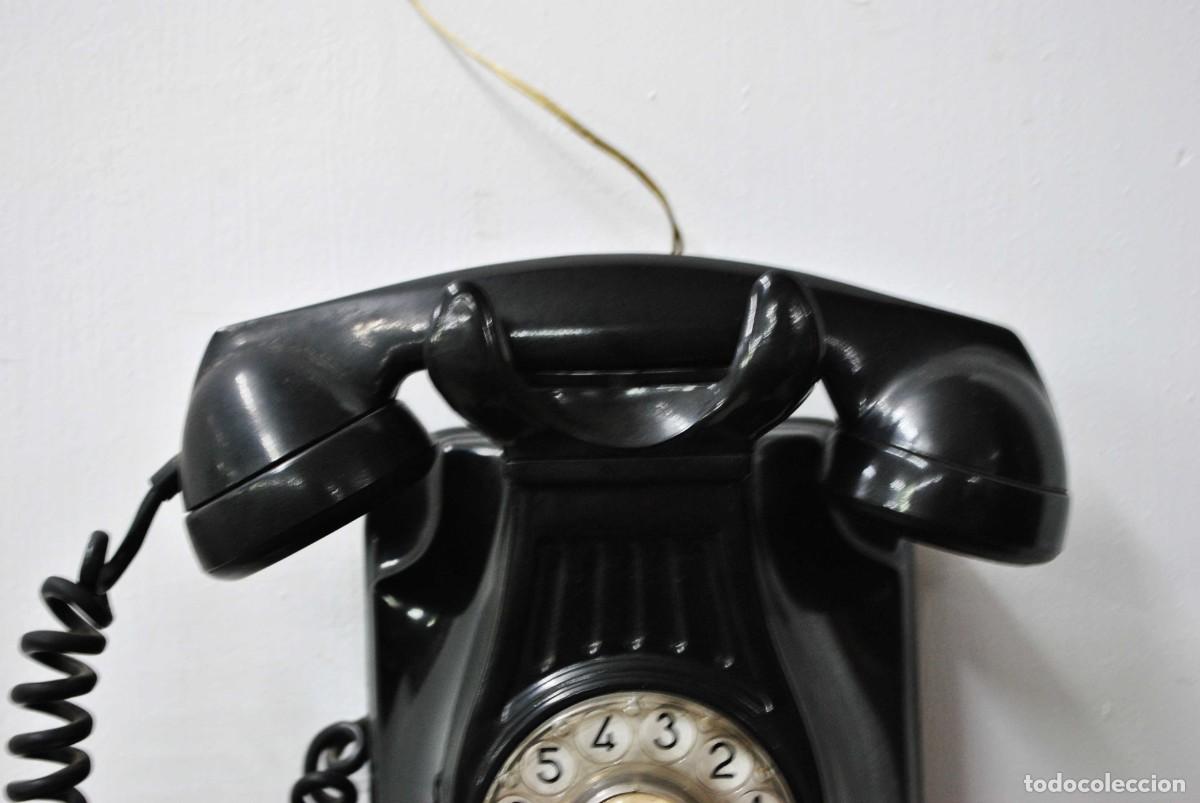 Tel&eacute;fonos: TEL&Eacute;FONO ANTIGUO BAQUELITA TELEFONICA ESPA&Ntilde;A - Foto 2