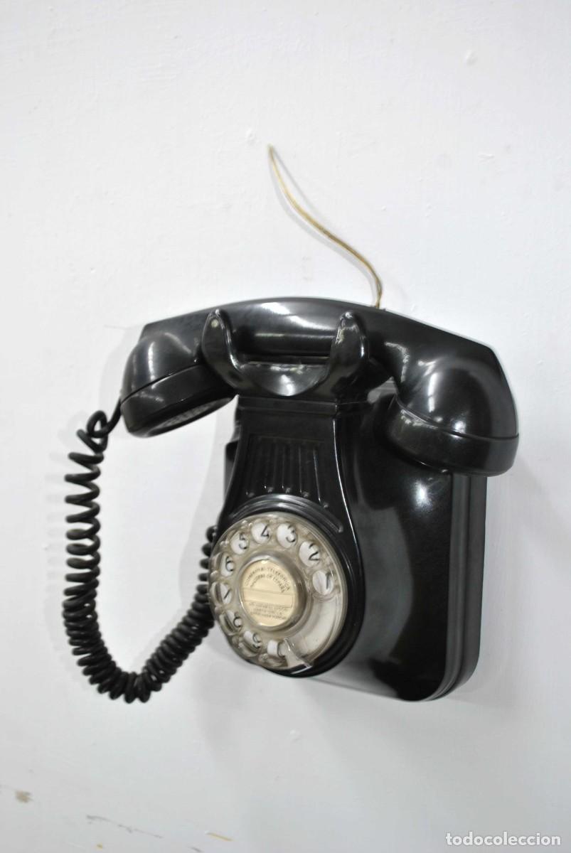 Tel&eacute;fonos: TEL&Eacute;FONO ANTIGUO BAQUELITA TELEFONICA ESPA&Ntilde;A - Foto 5