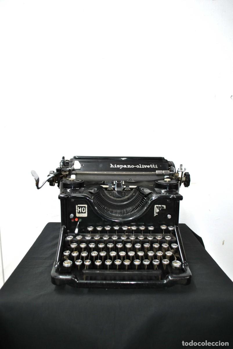 Antig&uuml;edades: M&Aacute;QUINA DE ESCRIBIR HISPANO OLIVETTI - Foto 1