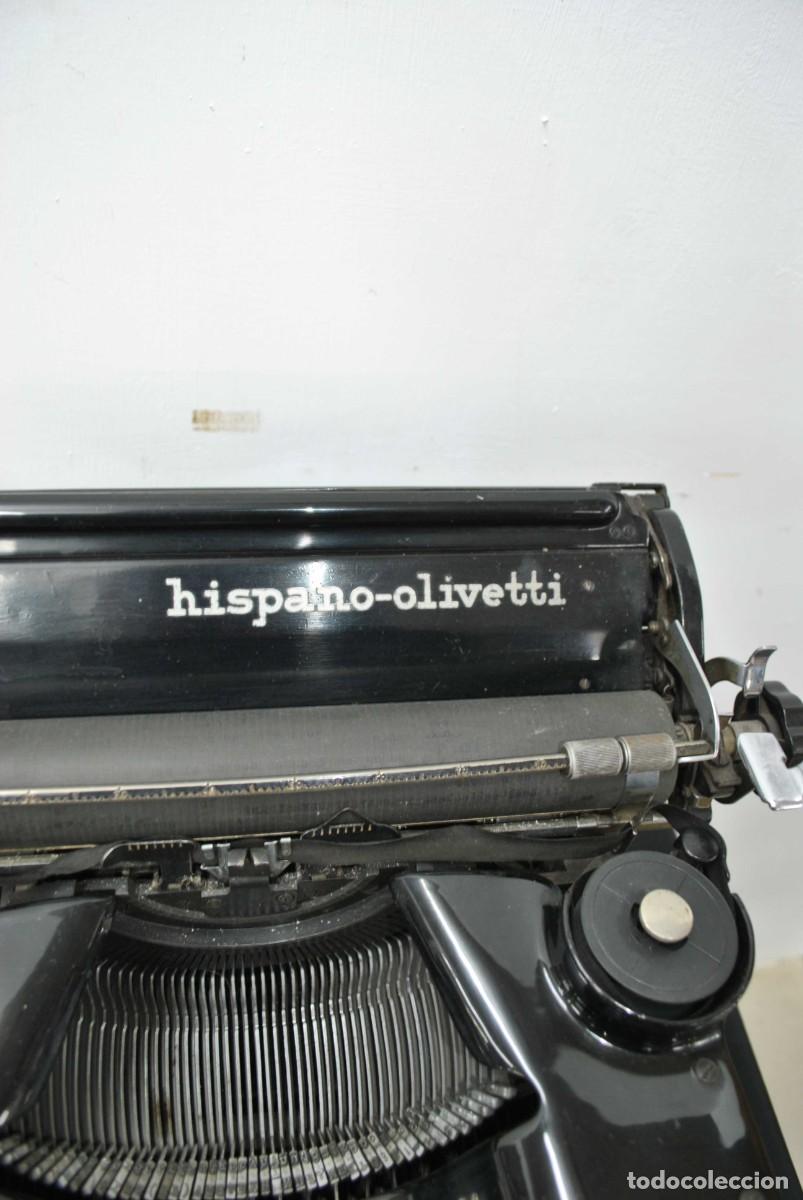 Antig&uuml;edades: M&Aacute;QUINA DE ESCRIBIR HISPANO OLIVETTI - Foto 3