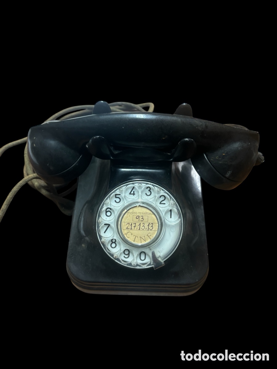 Tel&eacute;fonos: Tel&eacute;fono antiguo de Mesa - Foto 1