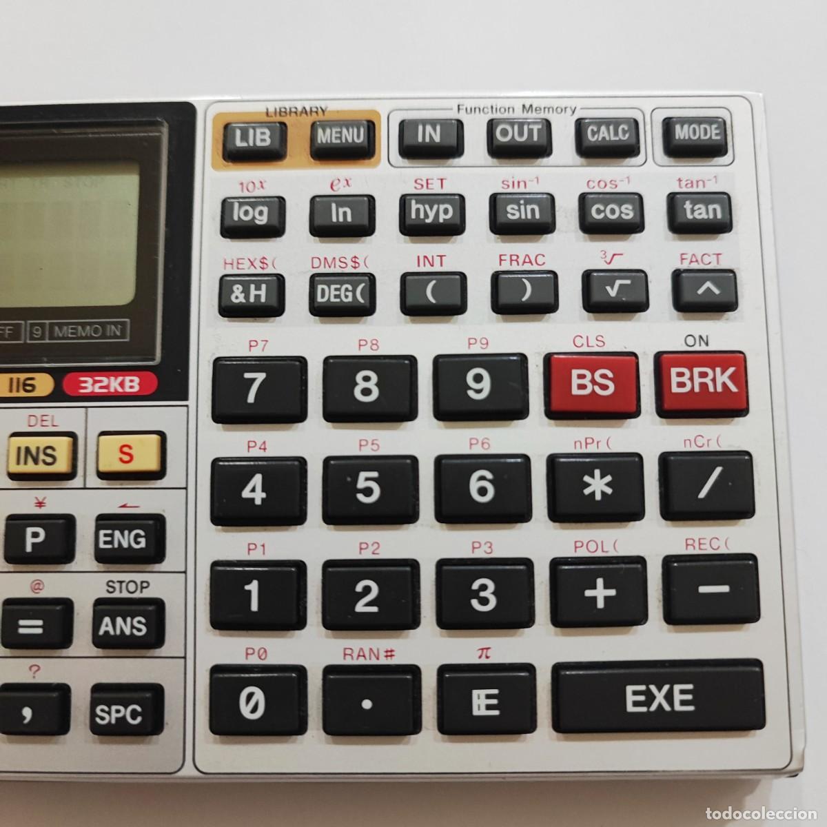 Antig&uuml;edades: CASIO FX-880P Calculadora cient&iacute;fica funcionando - Foto 3
