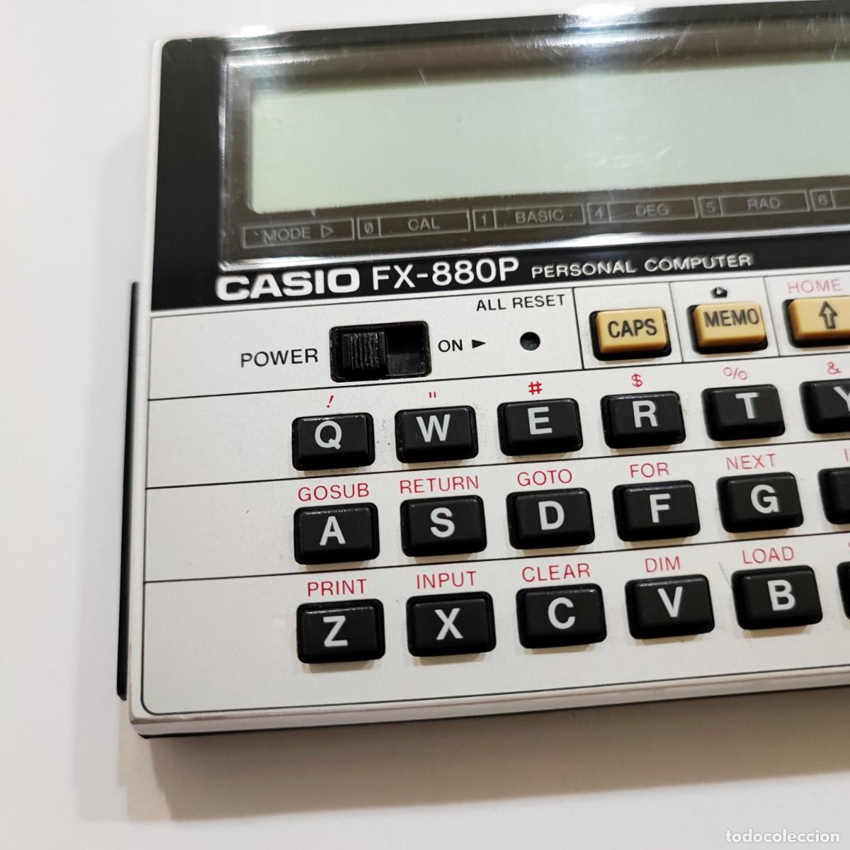 Antig&uuml;edades: CASIO FX-880P Calculadora cient&iacute;fica funcionando - Foto 5