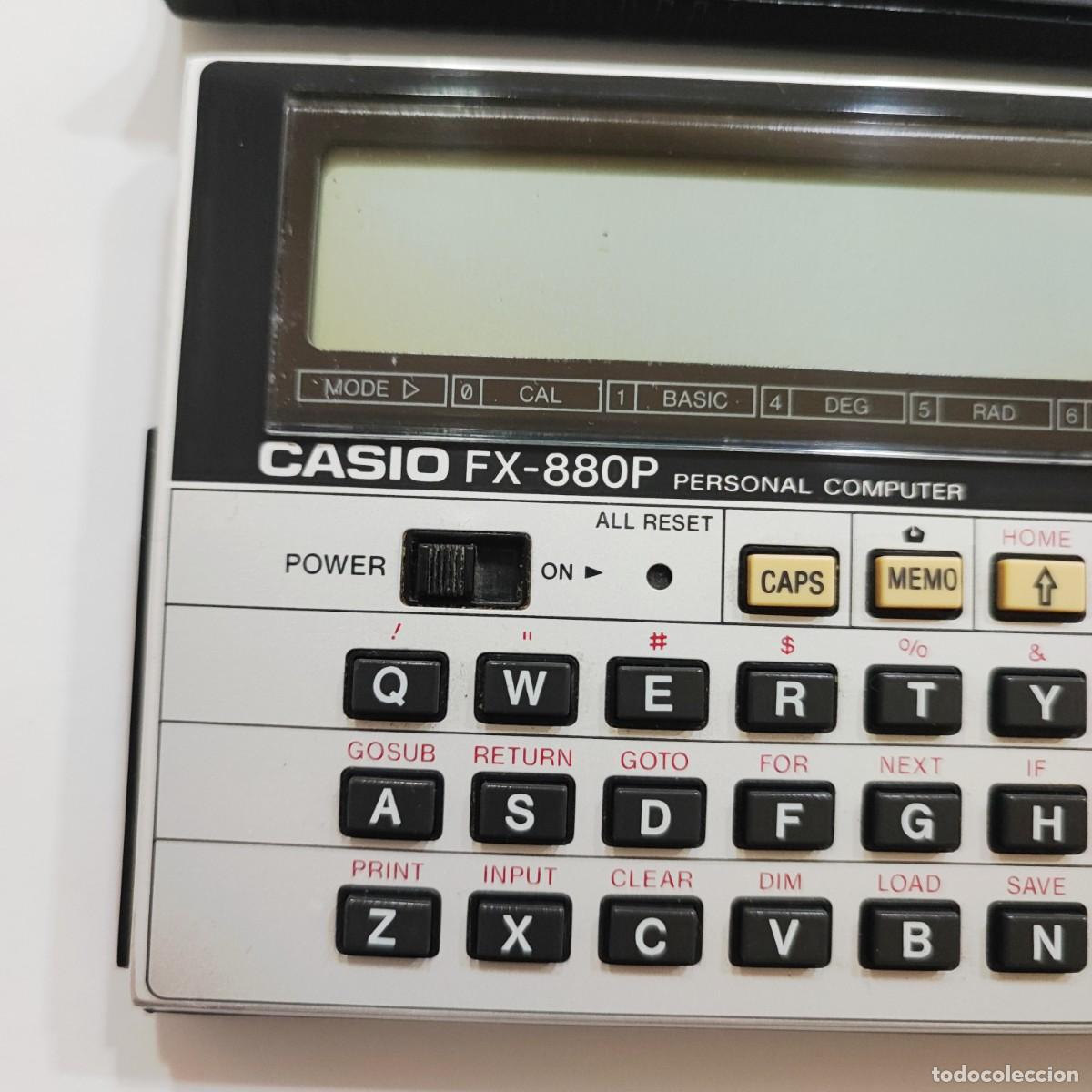 Antig&uuml;edades: CASIO FX-880P Calculadora cient&iacute;fica funcionando - Foto 10