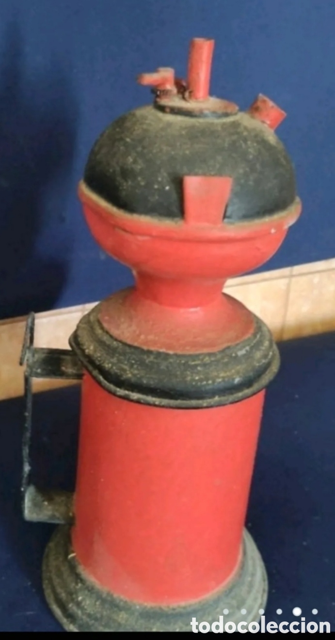Antig&uuml;edades: ANTIGUA LAMPARA DE CARBURO - Foto 1