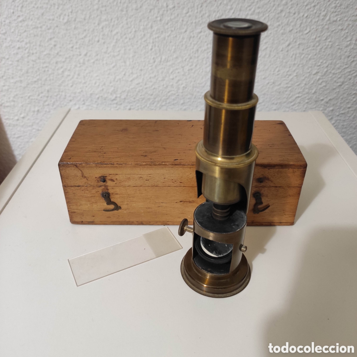 Antig&uuml;edades: MICROSCOPIO TAMBOR O CAMPO CA 1870 - Foto 1