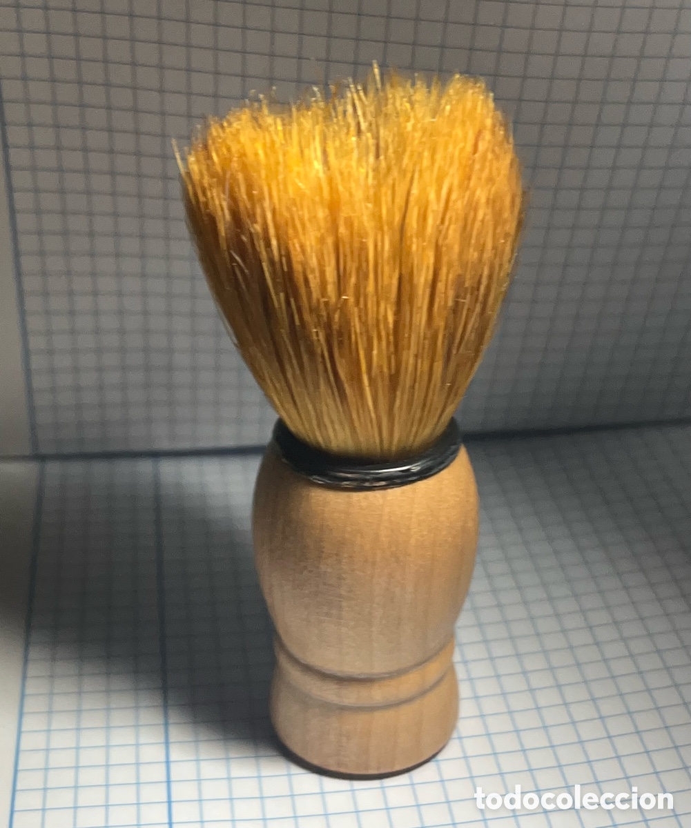 Antig&uuml;edades: BROCHA DE AFEITAR DE PELO DE CERDA - Foto 1