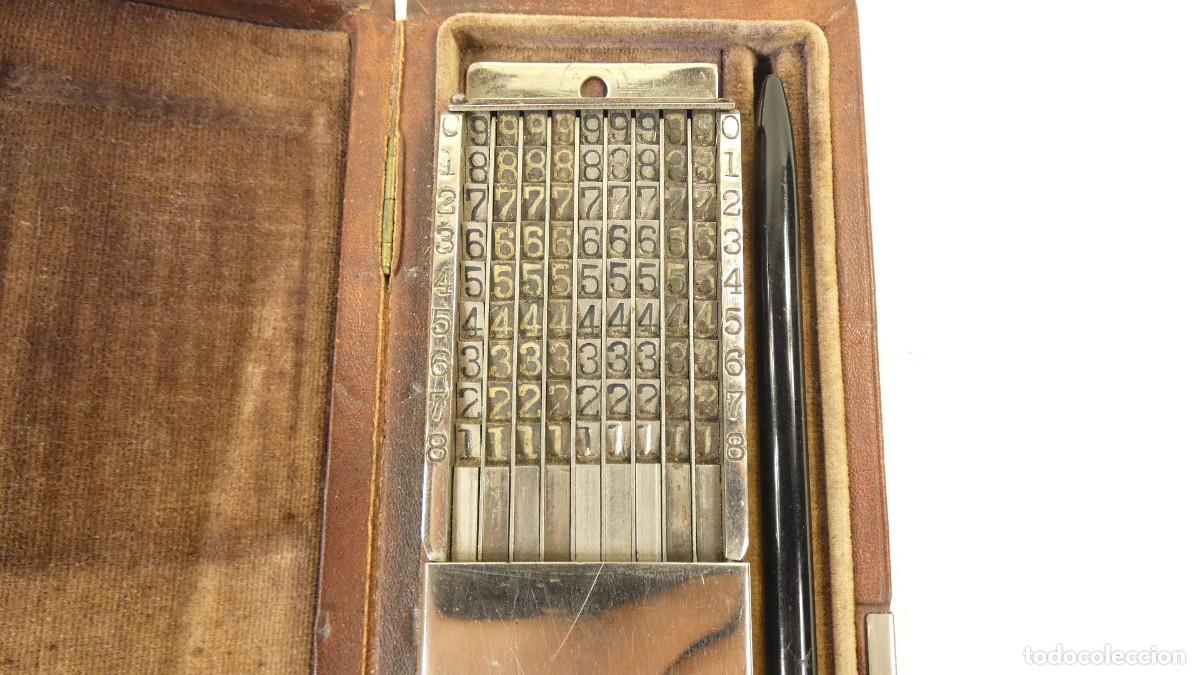 Antig&uuml;edades: Calculadora Sumadora THE RAPID COMPUTER A&Ntilde;O 1906 Rechenmaschine Calculator Adding Machine - Foto 5