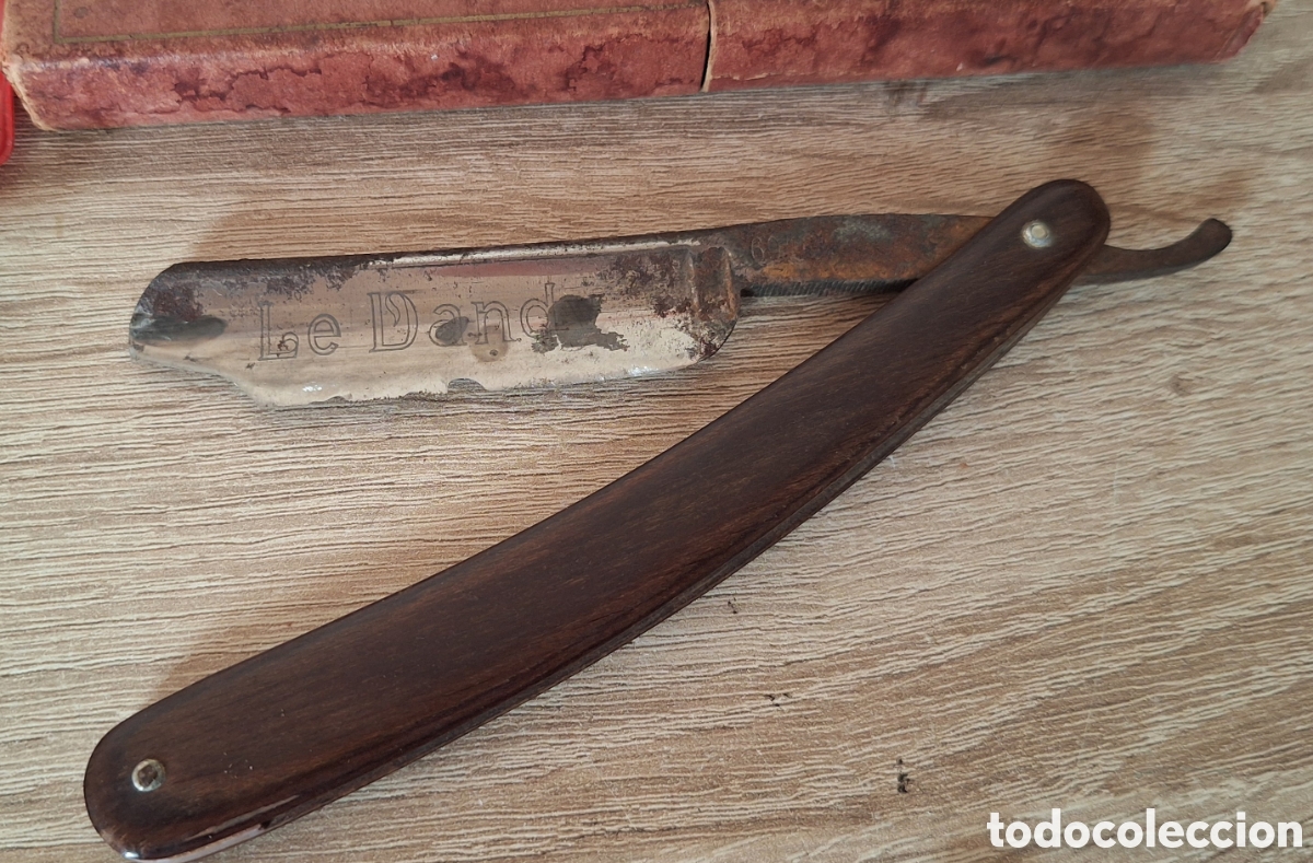 Antig&uuml;edades: Lote de 4 Navajas de Barbero - Foto 8